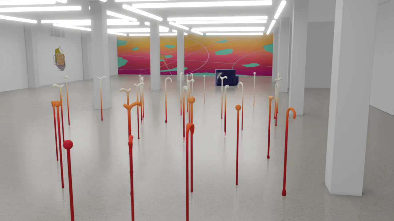 Exhibition simulation