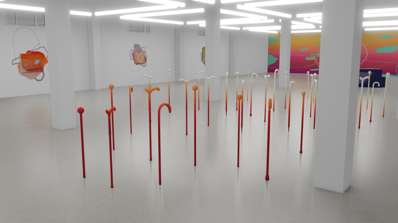 Exhibition simulation